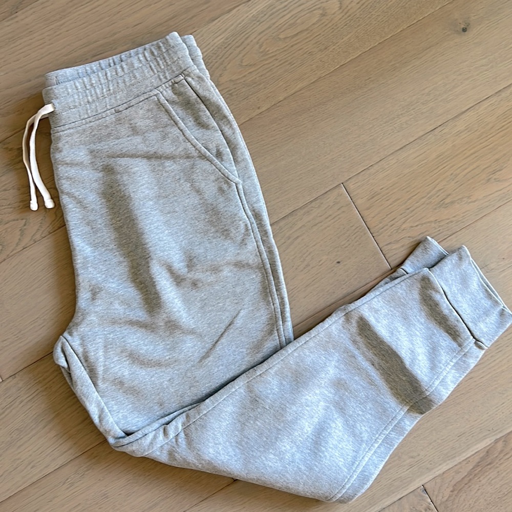 Everlane Classic French Terry Sweatpant Joggers in Grey
